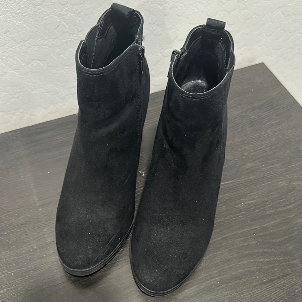 Black Suede Ankle Boots